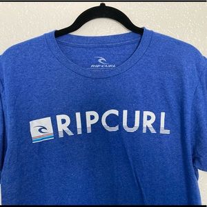 Rip curl Size M Blue T shirt